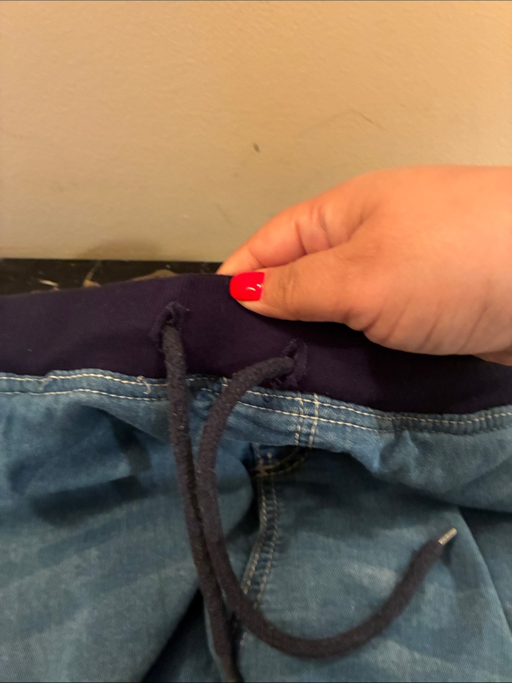 Ashley Stewart Maternity Jean Shorts in 18